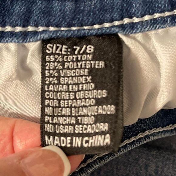 SKY Ladie’s Classic Pocket Bling Bootcut Jeans - Picture 11 of 12